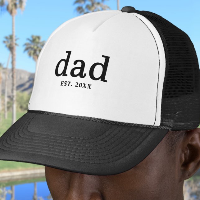 Dad Personalized Father Trucker Hat (Dad Personalized Father Trucker Hat ()