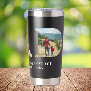 Dad Personalized Fathers Day Photo Insulated Tumbler