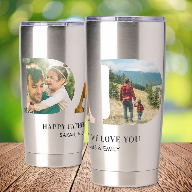 Dad Personalized Fathers Day Photo Insulated Tumbler (Creator Uploaded)