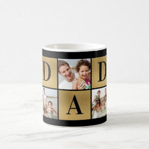 DAD Photo Collage Coffee Mug