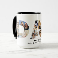 Dad Photo Collage Cutout Father's Day Birthday