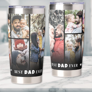 Dad Photo Collage Father's Day Insulated Tumbler