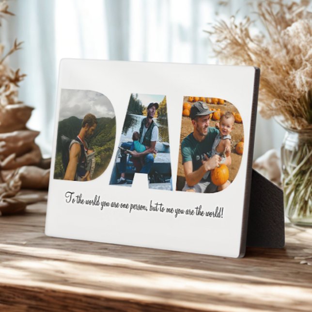 Dad Photo Collage Plaque for Father's day (Creator Uploaded)