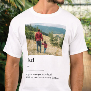 Dad Photo Dictionary Definition T-Shirt