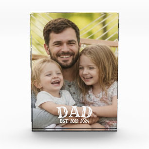 Dad Photo Established Acrylic Award