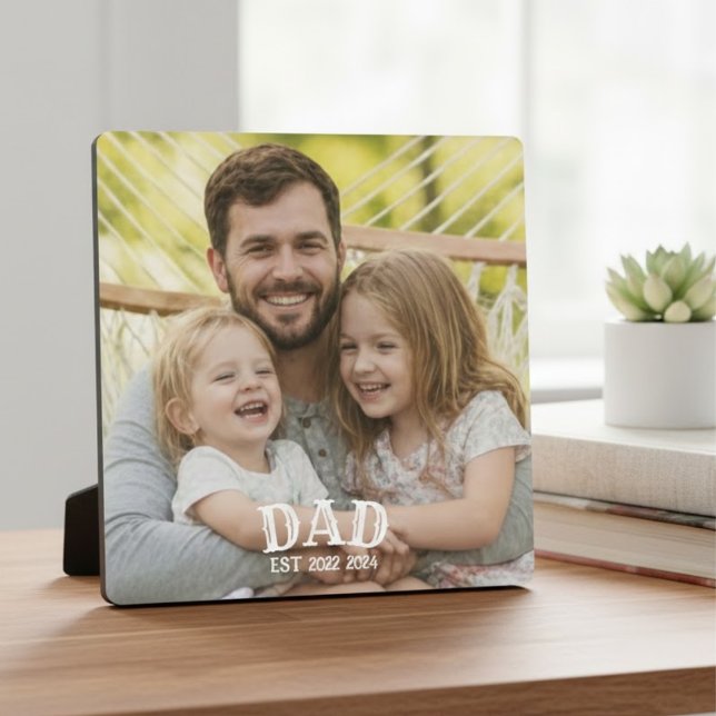 Dad Photo Established Plaque (Creator Uploaded)