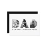 Dad Photo Father's Day Card Dad Photo Father's Day Card