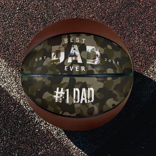 DAD Photo Frame Green Camouflage Pattern 1 DAD Basketball