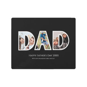 DAD Photo Gift Custom Metal Wall Art