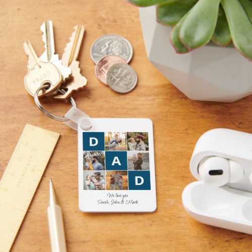 Dad Photo Keychain for Fathers Day
