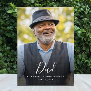 Dad Photo Memorial Funeral Tribute Block
