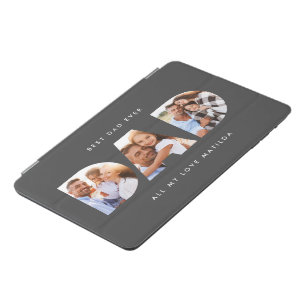 Dad photo modern typography child gift iPad mini cover