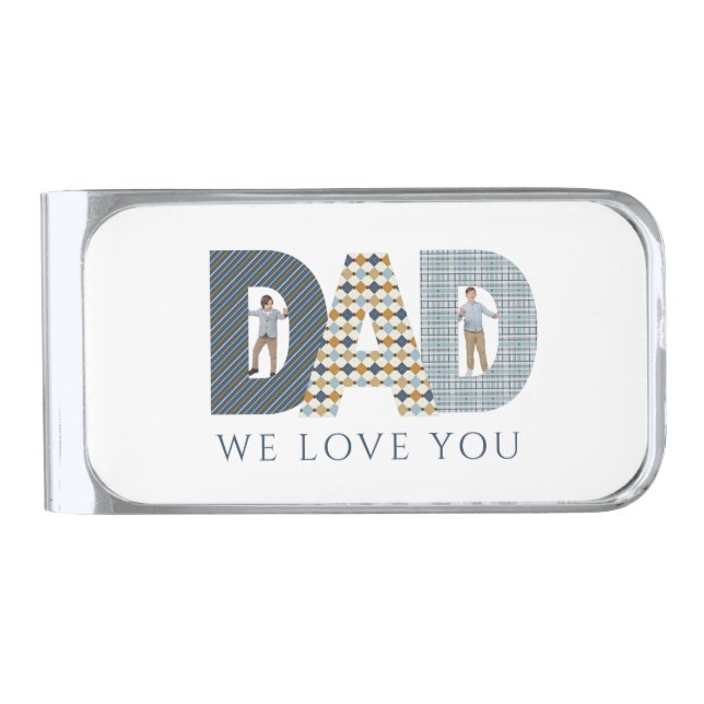 Dad Photo Money Clip (Front)