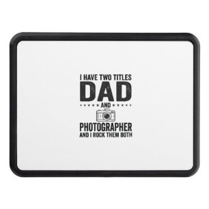 Dad Photographer Vintage Engraving Shirt Design_1 Hitch Cover