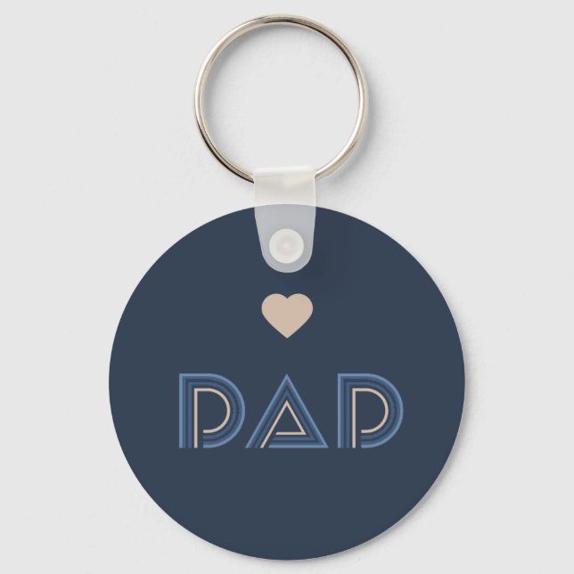 Dad, Pillar of Honor Keychain (Front)