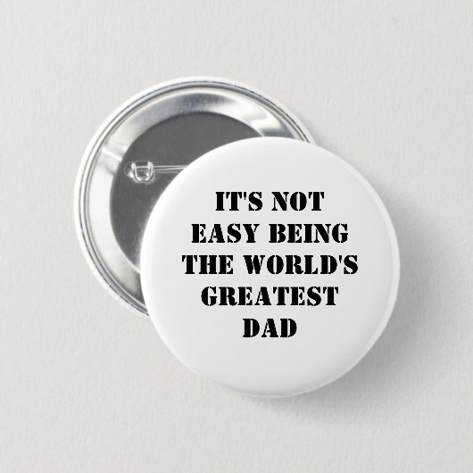 Dad Pinback Button (Front & Back)