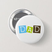 Dad Pinback Button (Front & Back)