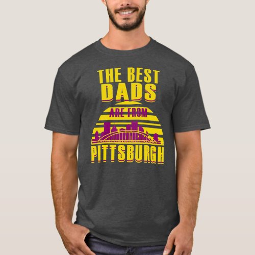 Dad Pittsburgh Fathers Day Funny  T_Shirt