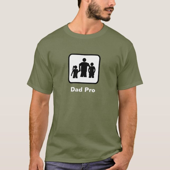Dad Pro (Dark) T-Shirt (Front)