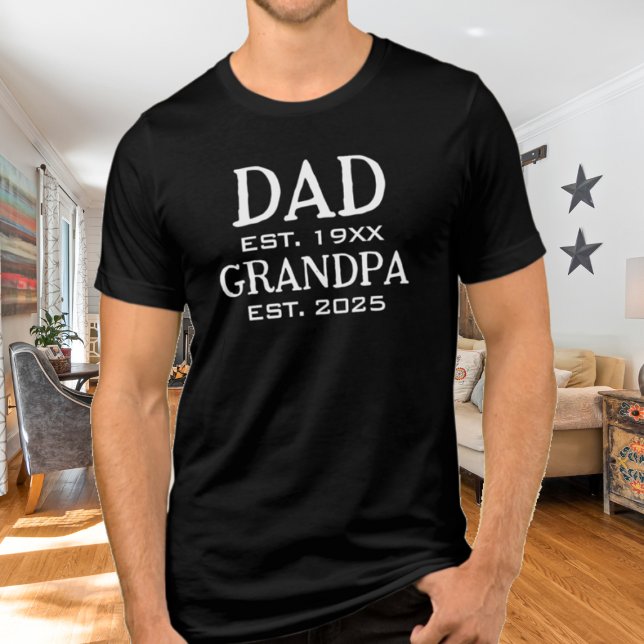 Dad Promoted To Grandpa 20XX Tri-Blend Shirt (Creator Uploaded)