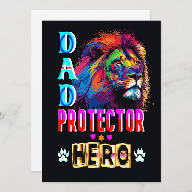 Dad Protector Hero (Front/Back)