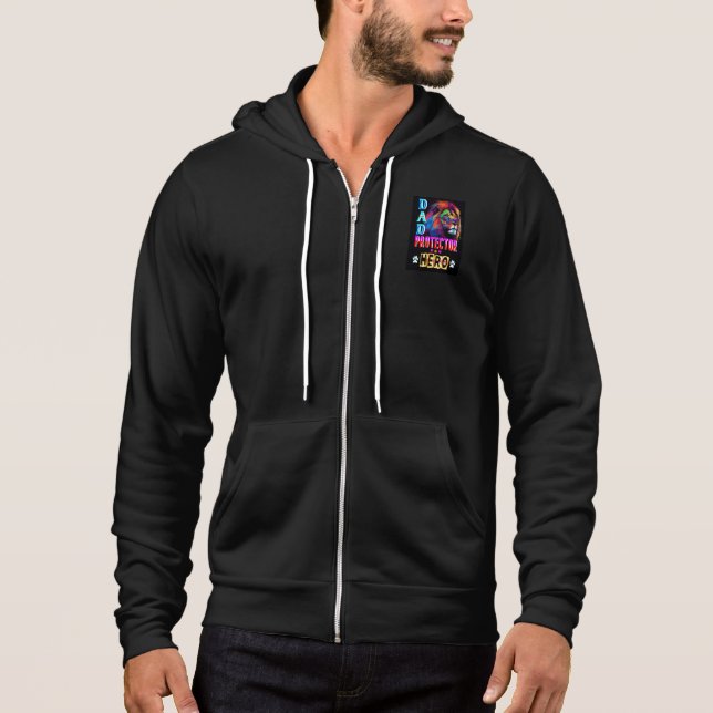 Dad Protector Hero Hoodie (Front)