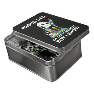 Dad Puzzle Autism Awareness Gift for Birthday