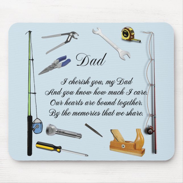 DAD QUOTE MOUSE PAD (Front)