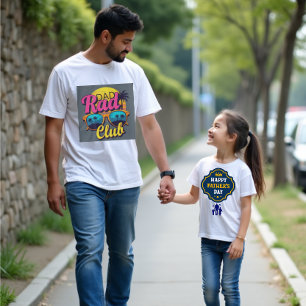 Dad Rad Club Retro Summer Vibes - Father's day T-Shirt