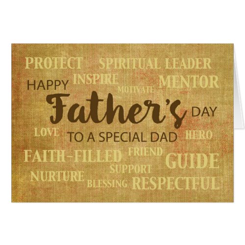 Dad Religious Fathers Day Qualities