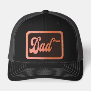 Dad Retro  Leather Patch Hat