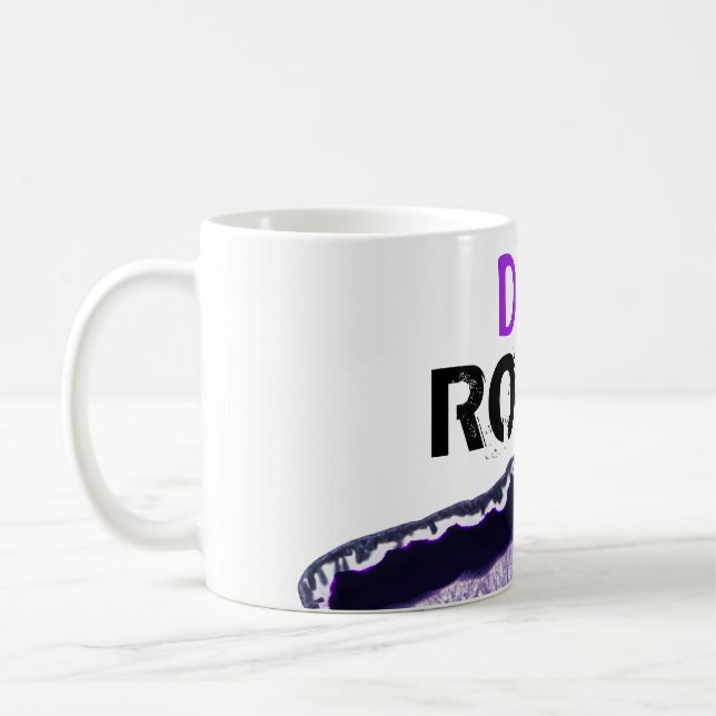 *~* Dad Rocks Stones Lapidary Agate Coffee Mug (Left)
