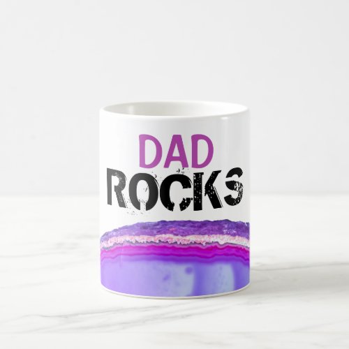  DAD Rocks Stones Lapidary Agate Slab Coffee Mug