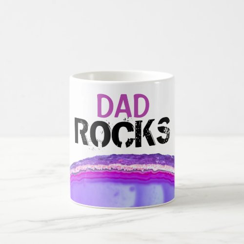 *~* DAD Rocks Stones Lapidary Agate Slab Coffee Mug