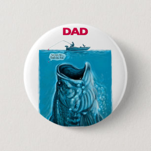 Dad’s Bass Boat Button