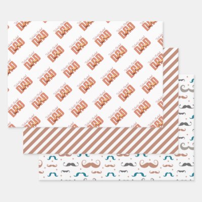 Dad’s Dapper Wrap Collection Wrapping Paper Sheets