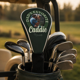 Dad’s Favorite Caddie Photo Golf Head Cover