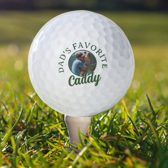 Dad’s Favorite Caddy Photo Golf Balls (Help remind dad who his favorite caddy is - on and off the course! )