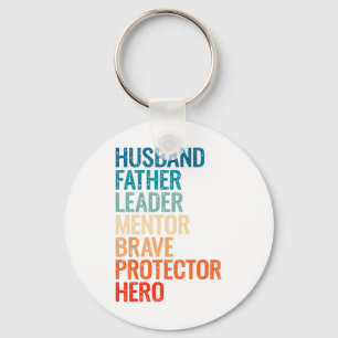 Dad S For Men Vintage Husband Retro Daddy Fathers  Keychain