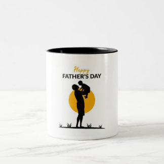 "Dad’s Forever Mug" Two-Tone Coffee Mug