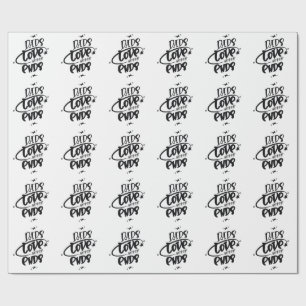 Dad’s Love Never Ends Wrapping Paper