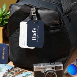 Dad’s Strength and Hugs - Father's Day Gift Luggage Tag