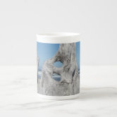 Real Men Drink Tea (blue) Two-Tone Coffee Mug