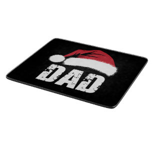 Dad Santa Christmas Family Matching Pajamas Papa  Cutting Board