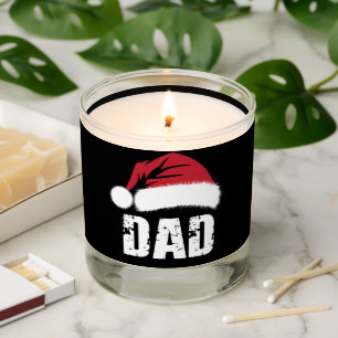 Dad Santa Christmas Family Matching Pajamas Papa  Scented Candle