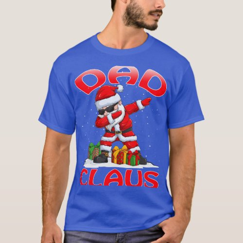 Dad Santa Claus Christmas Matching Costume T_Shirt