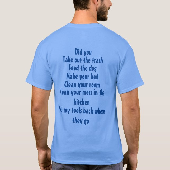 Dad says T-Shirt (Back)