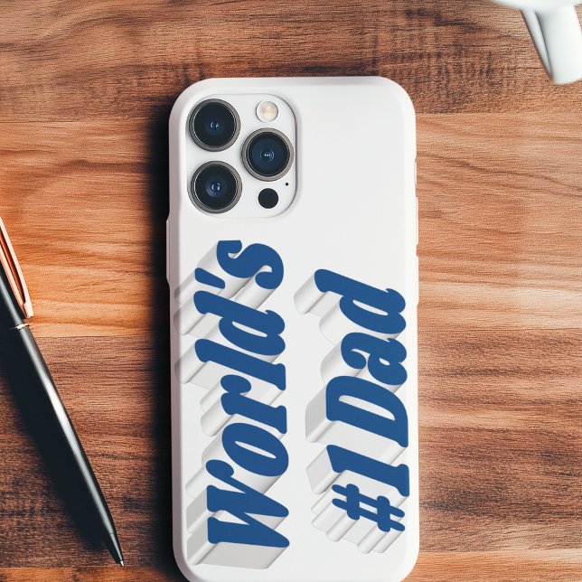 Dad sea blue text  iPhone case (Creator Uploaded)