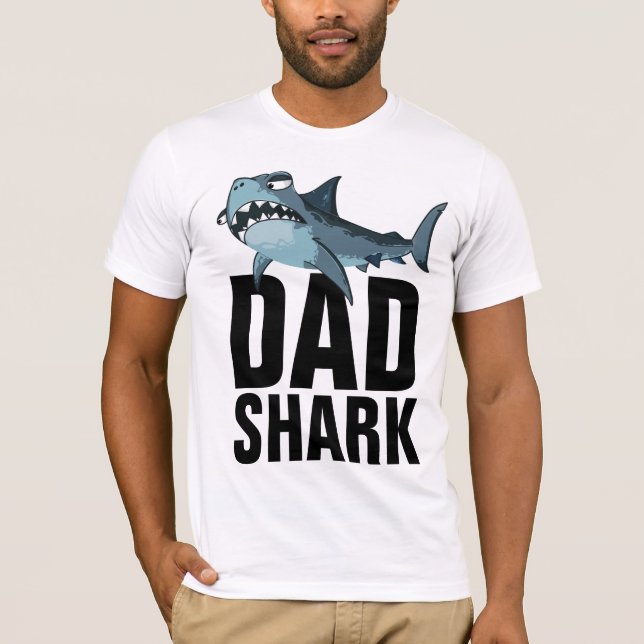 DAD SHARK T-SHIRTS FUNNY (Front)