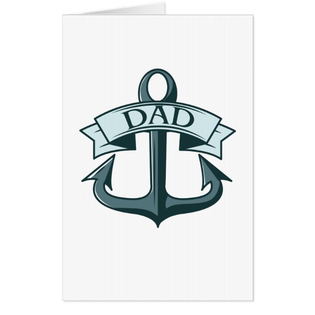 Dad Ships Anchor Card (Front)
